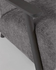 Sivé kreslo Meghan - Kave Home