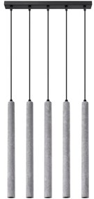 Sollux SL.1274 - Luster na lanku PASTELO 5xG9/8W/230V betón