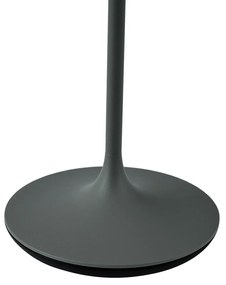 Stolná lampa tmavosivá vrátane LED IP65 nabíjateľná s nabíjacou stanicou - Bass