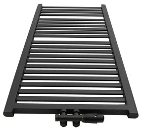 Regnis Elba, Vykurovacie teleso 440x500mm so stredovým pripojením 50mm, 289W, čierna, ELBA50/40/D5/BLACK