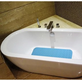 Spirella Protišmyková podložka do vane CLASS Premium, svetlomodrá, 36 x 97 cm