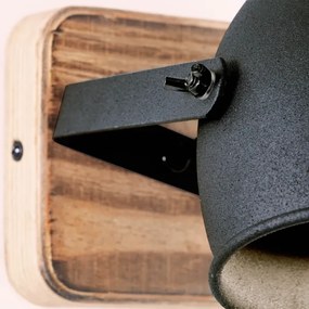 Brilliant - Nástenné bodové svietidlo CROWTON 1xGU10/6W/230V borovica