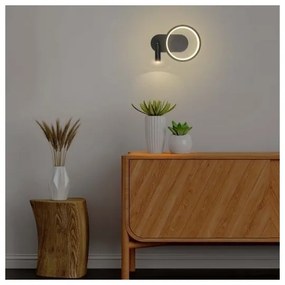 LED Nástenné svietidlo LED/14W/230V 4000K čierna