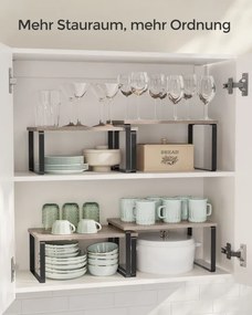 Set 4 kuchynských políc KCS021X02