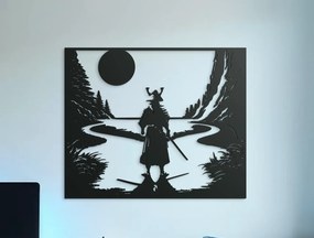 drevko Obraz na stenu Mesačný bojovník Rozmer obrazu: 37 x 44,5 cm, Farba dekorácie: Čierna