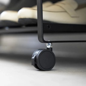 Čierny kovový stojan na topánky 83,5x14,5x27,5 cm Tower – YAMAZAKI