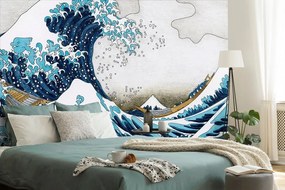 Tapeta reprodukcia Veľká vlna z Kanagawa - Kacušika Hokusai - 150x270