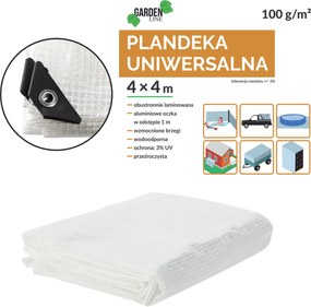 CH Transparentná plachta 4x4 M