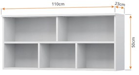 Nástenná skrinka Figo - biela