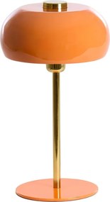 Oranžová stolová lampa s kovovým tienidlom (výška 40 cm) Surin – Light &amp; Living