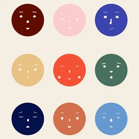 MADO Plagát Nine Moods By All The Way To Paris 30x40 cm