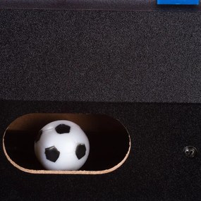GamesPlanet® 43251 Mini stolný futbal s nožičkami 70 x 37 x 25 cm, čierny