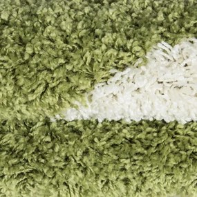 Detský koberec Fun lopta, krémový / zelený kruh