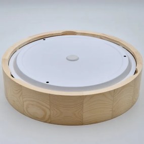 Stropné kúpeľňové svietidlo NATURAL 3xE27/15W/230V IP54 borovica Ø37 cm