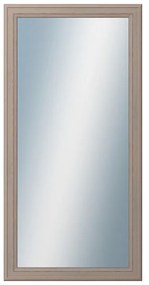 DANTIK - Zrkadlo v rámu, rozmer s rámom 50x100 cm z lišty STEP hnedá (3020)