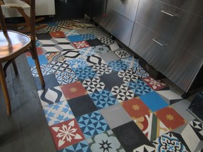 Cementové dlaždice Patchwork viacfarebné | Articima