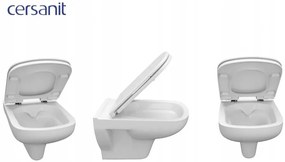 Cersanit COLOUR WC sedátko duroplast / antibakteriálne, biela, K98-0092