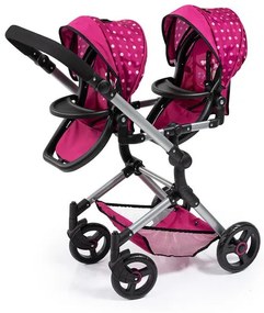 Bayer Design Kočík pre bábiky Twin Neo (bordová)  (100317609)