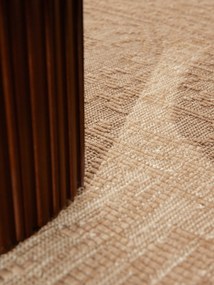 NORTHRUGS, Kusový koberec Duet Kona 106250 Beige/White kruh - na von aj na doma, 160x160 (priemer) kruh, béžová, chodba / predsieň