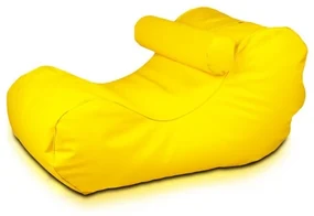 EF1046 Ecopuf Sedací vak Ecopuf - HOGAN - ekokoža E18 - Žltá