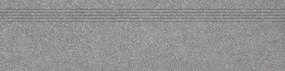 Schodovka Rako Block tmavo sivá 30x120 cm mat DCPVD782.1