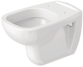 Duravit 25350900002 - Závesné WC D-CODE, keramika, lesklá biela
