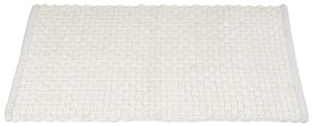 Biela textilná kúpeľňová predložka 50x80 cm Ecoli – Wenko