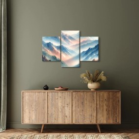 Obraz - Akvarelové hory (90x60 cm)