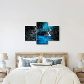 Obraz - Magická noc v tropickom lese (90x60 cm)
