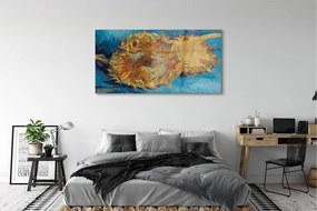 Obraz plexi Umenie kvety slnečnica 140x70 cm