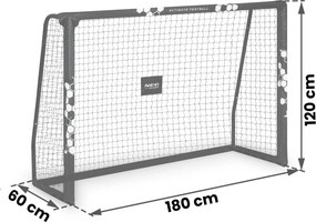 Neo-Sport Futbalová bránka 180 x 120 x 60 cm NS-462 Hexagon