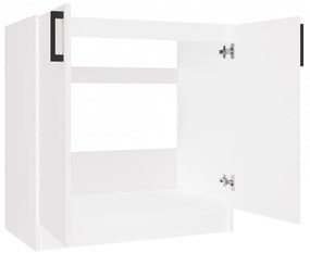 Kuchyňská skříňka pod dřez Dolan 80 cm bílá