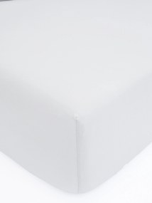 Jersey plachta do postieľky Classic 70 x 140 cm – svetlo sivá