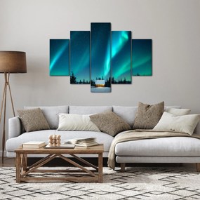Obraz - Polárna žiara (150x105 cm)