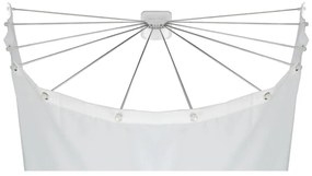 WENKO 23863100 - Sprchový držiak 96x72 cm nerez/biela
