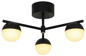 Nordlux - Prisadený luster CONTINA 3xG9/5W/230V čierna