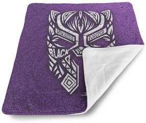 Sablio Deka pre bábätko BLACK PANTHER wakanda forever Biely - 80x100 cm