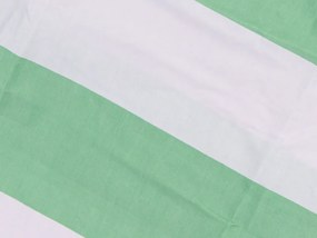 Bavlnené obliečky STRIPES bielo-zelené Rozmer obliečky: 70 x 90 cm | 140 x 200 cm