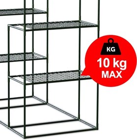 Skleník dve police 140 x 71 x 195 cm Plonos 4922