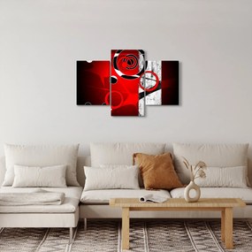 Obraz abstrakcie (90x60 cm)