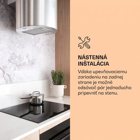 Klarstein Barella, digestor, 38 cm, 518 m³/h, LED, biely