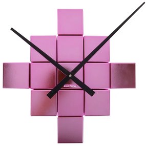 Karlsson KA5974PI dizajnové nástenné nalepovacie hodiny ružová, pr. 80 cm