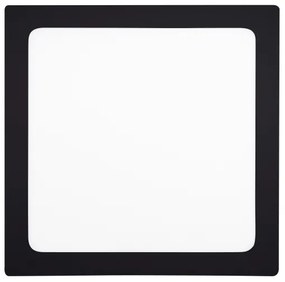 Solight WD175-B- LED Stropné svietidlo LED/24W/230V 3000/4000/6000K čierna hranatý