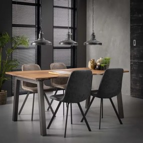 Jedálenský stôl 25-07 180x90cm Drevo Acacia natural  - Komfort-nábytok