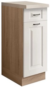 Kuchynská skrinka Smart 1D Sonoma/biely Mat