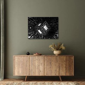 Obraz abstraktné kocky (70x50 cm)