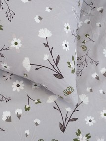 Bavlnená obliečka na vankúš Renforcé 50 × 70 cm - Vanessa šedá