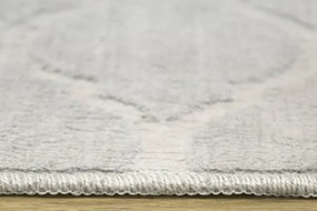 Protišmykový kúpelňový koberček Luxury sivý