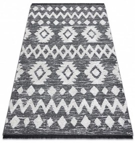 Kusový koberec Form sivý 136x190cm
