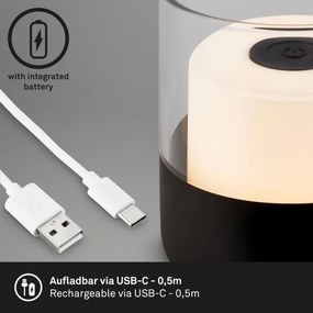 Brilo - Stmievateľná LED vonkajšia nabíjateľná stolná lampa LILET LED/2W/5V IP44